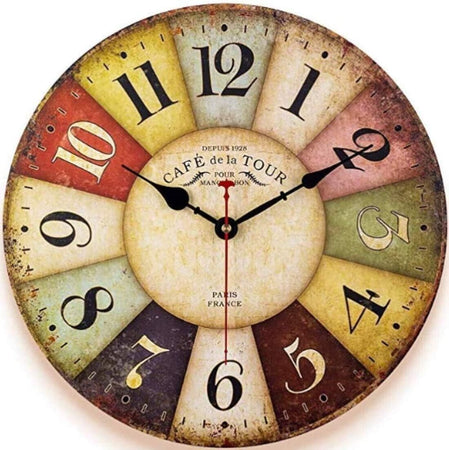 Orologio da Parete antichi per la casa di Campagna, Orologi da Parete con Numeri