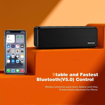 Raymate Altoparlante Bluetooth portatile Bluetooth Box con forte suono stereo