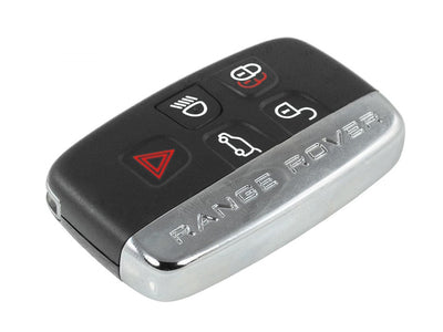 Guscio Chiave Telecomando 5 Tasti Keyless Batteria Su Circuito Senza Lama e Transponder Per Land Rover Range Rover Evoque Sport
