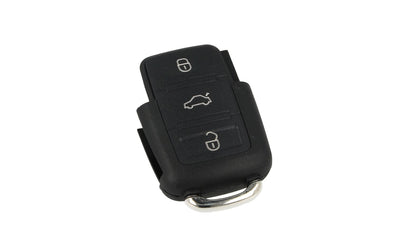 Guscio Chiave Telecomando 3 Tasti Senza Lama e Transponder Batteria In Custodia Per VW Polo Golf Passat Seat Ibiza Leon Exeo Alt