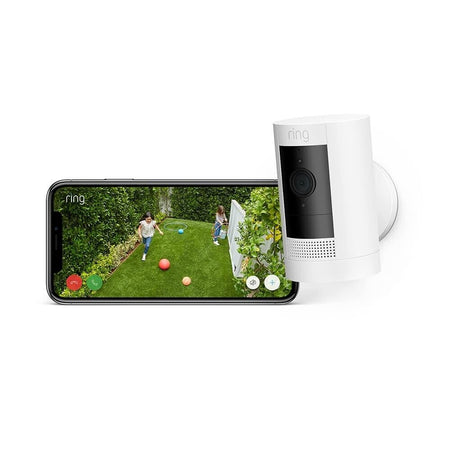 Ring Stick Up Cam Battery, telecamera di sicurezza in HD con sistema