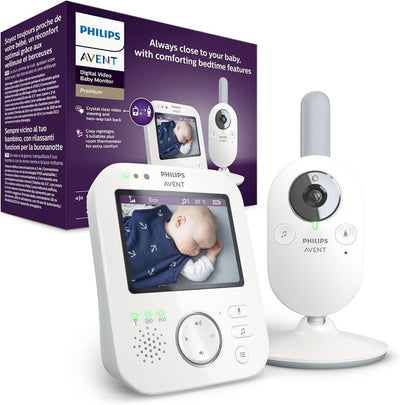 PHILIPS Avent Video Baby Monitor – Privato e sicuro con tecnologia A-FHSS SCD843