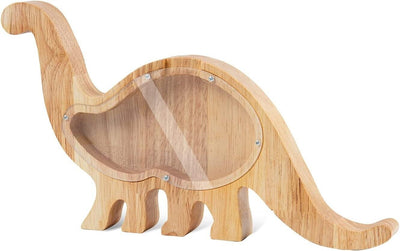 Argentinosaurus Salvadanaio in legno, per bambini, per bambini e ragazze