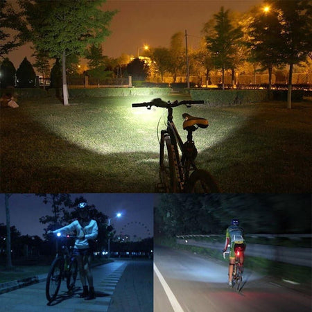 West Light Luce frontale per bici, fanalino luminoso, ricaricabile tramite USB
