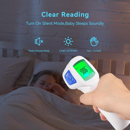 Termometro infrarossi senza contatto, per la fronte e la febbre del bambino  - commercioVirtuoso.it