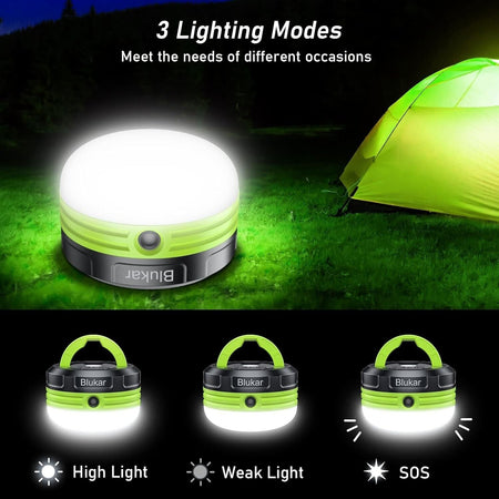 Lanterna da Campeggio, LED Lampada Campeggio Portatile Impermeabile, Luce