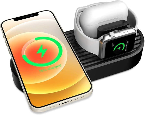 Caricabatterie rapido wireless compatibile con prodotti di marca Apple