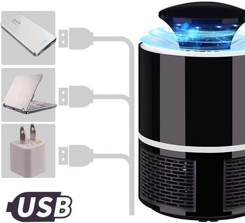 Zanzare Lampade Interno Antizanzare Trappola Ricaricabile Tramite USB Repellente
