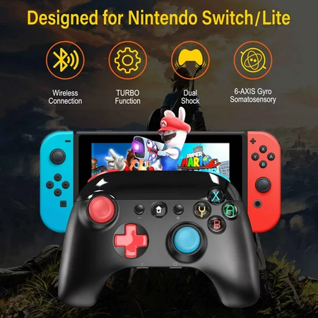 Beexcellent Switch Controller, Gamepad controller wireless compatibile per Nintendo Switch/Lite