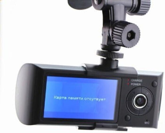 Videocamera DVR per auto con registrazione sincrona R300 con doppia telecamera