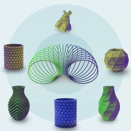 Filamento Per Stampante 3D Bicolore Opaco ERYONE PLA Da 1 Pezzo, Materiali