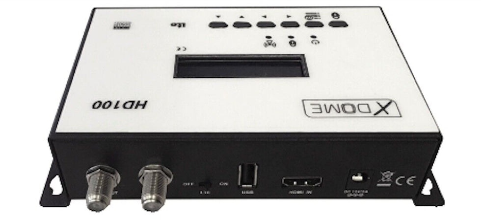 GBC XDOME HD-100 - MODULATORE IN DVB-T FULL HD VHF/UHF MPEG4 CON DISPLAY