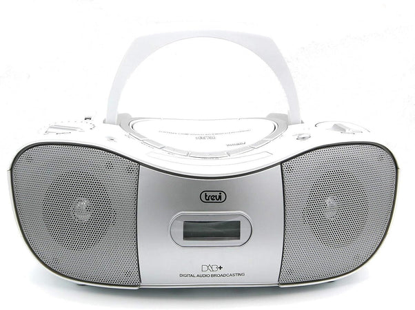 Trevi Stereo Portatile boombox CD Radio DAB CMP 582 DAB Bianco