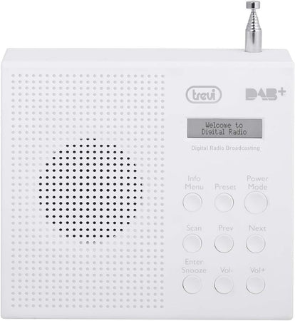 RADIO DIGITALE DAB+ TREVI DAB 791 R Ricaricabile snooze dab / dab+ e fm