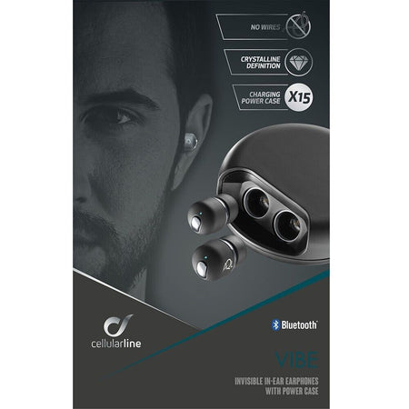 Cellularline auricolari senza Fili Sport Cuffie Bluetooth in Ear Stereo HiFi