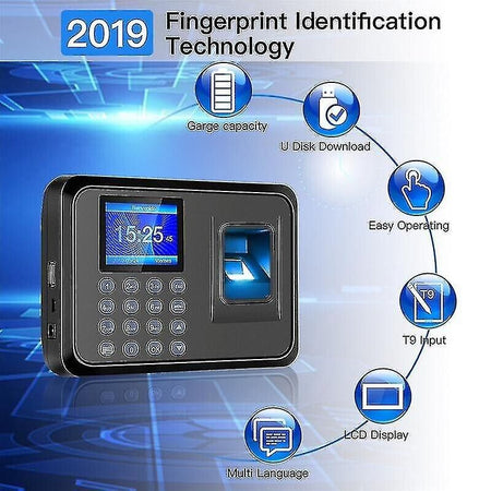 Impronta digitale biometrica Sistema di presenza orologio Registratore dipendent