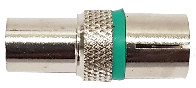 Connettore IEC ad avvitare in ottone nichelato con o'ring per cavi Ø6.7MM 50 pz