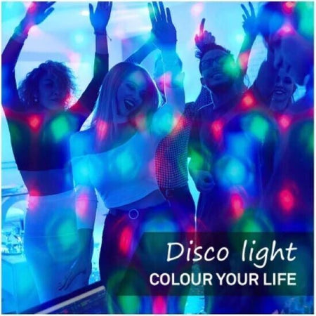 Brillo Lampadina LED cambiacolore, luci da discoteca, rotabile, 3 W