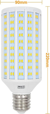 E40 50W Lampada LED SMD LEDs Lampadina AC 85-265V Bianco caldo 3000K