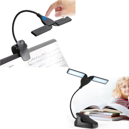 Luce da lettura a LED 28 LED Eye-Friendly Lampada da leggio Lampada da scrivania
