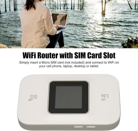 Router WiFi 5G Portatile H809Pro, Hotspot WiFi Mobile, con Slot per Scheda SIM