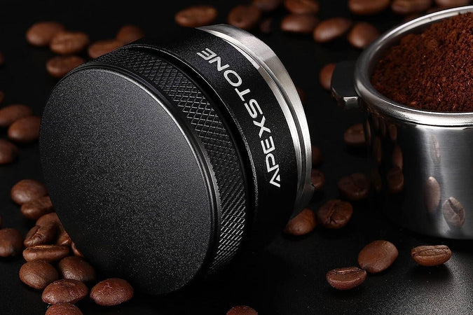 Livellatore manuale per caffè da 51 mm, livellatore per caffè a doppia testa