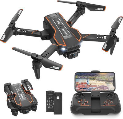 Drone per Principianti con Telecamera HD 720P, Droni con FPV WiFi Headless, 3D