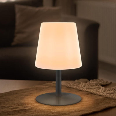 Lampada da tavolo ricaricabile senza fili, per esterno, LED Dimmerabile 2 colori