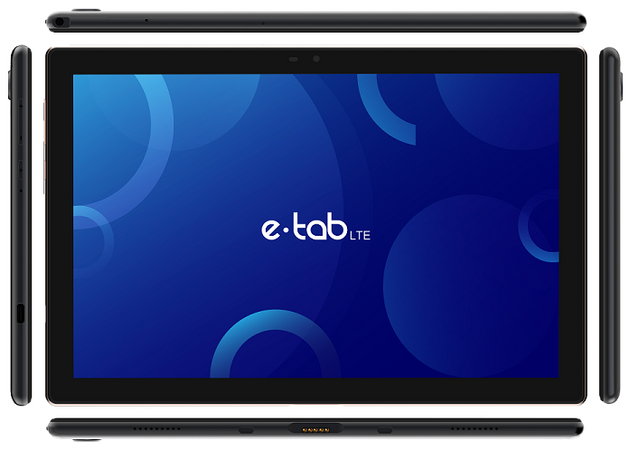 Microtech e-tab LTE Tablet 10.1 pollici 4G NERO