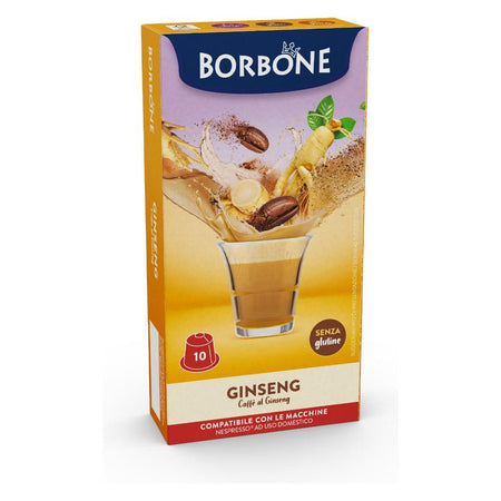 10 Capsule Caffè Borbone NESPRESSO Ginseng