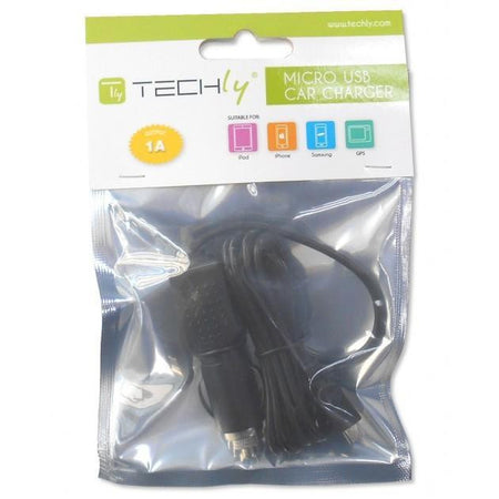 Alimentatore da Auto (12/24V) Micro-USB 1A Techly