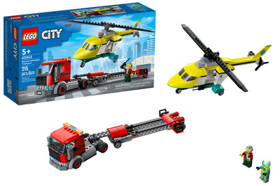 City Trasportatore di Elicotteri di Salvataggio Lego