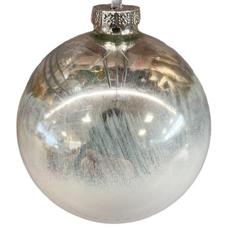 6 palline natalizie "Shade" in vetro Argento da Ø 10 cm, Pendaglio Tinta Unita Casa e cucina/Decorazioni per interni/Addobbi e decorazioni per ricorrenze/Decorazioni natalizie/Addobbi e decorazioni/Palle e palline MagiediNatale.it - Altamura, Commerciovirtuoso.it