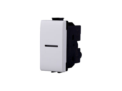 ETTROIT Deviatore Assiale 1P 16A Bianco Compatibile Con Bticino Matix