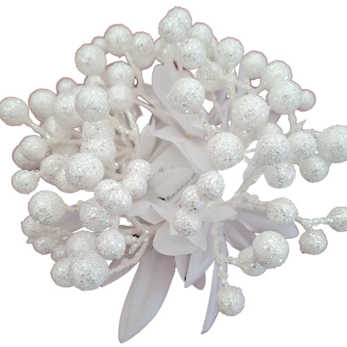 Corona vischio bianco Mille Bacche per tavola e dietro porta decorazione natalizia da Ø 14 cm Casa e cucina/Decorazioni per interni/Addobbi e decorazioni per ricorrenze/Decorazioni natalizie/Orpelli e festoni MagiediNatale.it - Altamura, Commerciovirtuoso.it