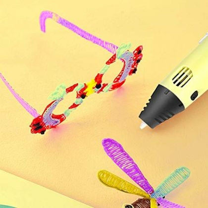 Kit Stampa Con Penna 3D Stereoscopica Con Set Di Filamenti Inclusi Per Bambini Gialla Casa e cucina/Hobby creativi/Hobby creativi 3D/Penne per stampa 3D TRM Company - Polistena, Commerciovirtuoso.it