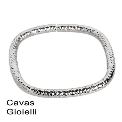 Bracciale tubo flessible in Argento 925/1000