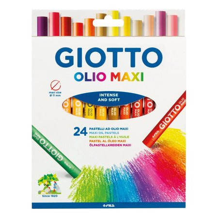 Pastelli olio 24 pz Maxi GIOTTO colori assortiti