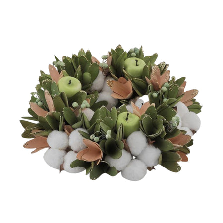 Corona vischio "Balsa Meline" per tavola e dietro porta decorazione natalizia da Ø 26 cm Casa e cucina/Decorazioni per interni/Addobbi e decorazioni per ricorrenze/Decorazioni natalizie/Orpelli e festoni MagiediNatale.it - Altamura, Commerciovirtuoso.it