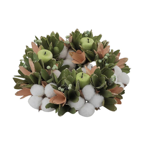 Corona vischio Balsa Meline per tavola e dietro porta decorazione natalizia da Ø 26 cm Casa e cucina/Decorazioni per interni/Addobbi e decorazioni per ricorrenze/Decorazioni natalizie/Orpelli e festoni MagiediNatale.it - Altamura, Commerciovirtuoso.it