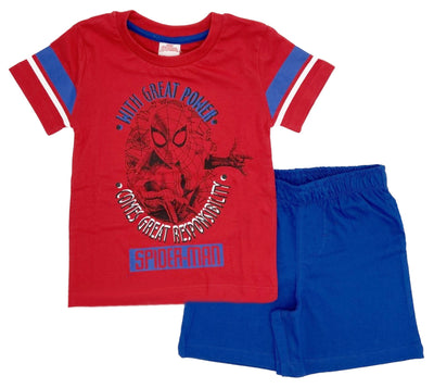 Completo Spiderman T-shirt con pantaloncini da 3 a 7 anni Moda/Bambini e ragazzi/Abbigliamento/Completi e coordinati/Completi due pezzi con pantaloncino Store Kitty Fashion - Roma, Commerciovirtuoso.it
