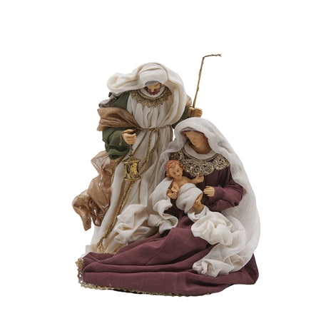 Natività "King" con base e vestiti in tessuto Bordeaux per presepe Natalizio da 36 cm Casa e cucina/Decorazioni per interni/Addobbi e decorazioni per ricorrenze/Decorazioni natalizie/Presepi/Statuine e fondali per il presepe MagiediNatale.it - Altamura, Commerciovirtuoso.it