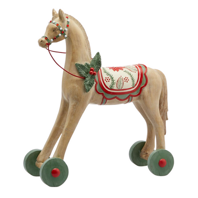Cavallo con ruote, giocattolo in poliresina color nocciola Casa e cucina/Decorazioni per interni/Addobbi e decorazioni per ricorrenze/Decorazioni natalizie/Schiaccianoci MagiediNatale.it - Altamura, Commerciovirtuoso.it
