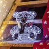 Orsetto Teddy Bear luminoso con led bianco freddo argento per interno Casa e cucina/Decorazioni per interni/Addobbi e decorazioni per ricorrenze/Decorazioni natalizie/Luci natalizie/Catene luminose per esterni MagiediNatale.it - Altamura, Commerciovirtuoso.it