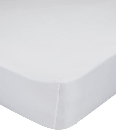 Lenzuolo ad angoli in cotone Bianco Happy Friday Basic 60x120 cm