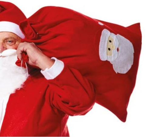 Sacco Babbo Natale in Panno Rosso Ciao Srl