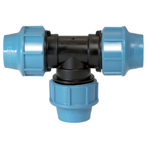 Raccordo a T a 90° in polipropilene a compressione per irrigazione e giardinaggio PN 16 Bar Giardino e giardinaggio/Attrezzi da giardino e attrezzature per l'irrigazione/Attrezzature per l'irrigazione/Pompe e accessori/Parti e connettori La Zappa - Altamura, Commerciovirtuoso.it