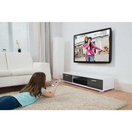 TECHLY Supporto a muro per TV LED LCD 19-37'' inclinabile 3 snodi nero