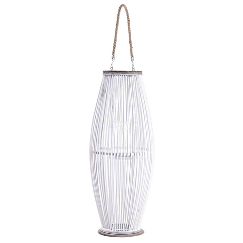 Lanterna da esterno Jadida con manico in juta decorazione per giardino in vimini Illuminazione/Illuminazione per esterni/Lanterne Decor Space - Altamura, Commerciovirtuoso.it