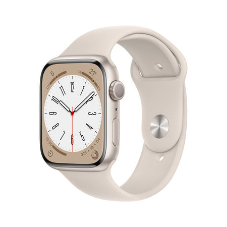 Apple Watch Series 8 OLED 45 mm Digitale 396 x 484 Pixel Touch screen Beige Wi-Fi GPS (satellitare) - (APL WATCH S8 GPS 45 STR-A
